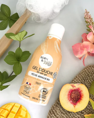 Gel douche Pèche Mangue Certifié Bio – Born to Bio