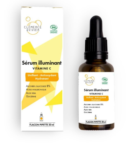 Sérum illuminant à la vitamine C 30ml – Clémence & Vivien