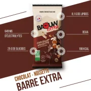 Barre énergétique Extra CHOCOLAT NOISETTE – BAOUW 50g