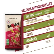 Barre énergétique Extra FRAMBOISE-PISTACHE – BAOUW 50g