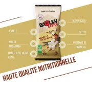 Barre énergétique Extra VANILLE-MACADAMIA – BAOUW 50g