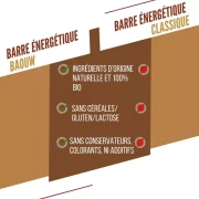 Barre énergétique Extra Crunchy-Cacahuète – BAOUW 50g