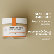 Déodorant crème Vanille BIO – Clémence & Vivien