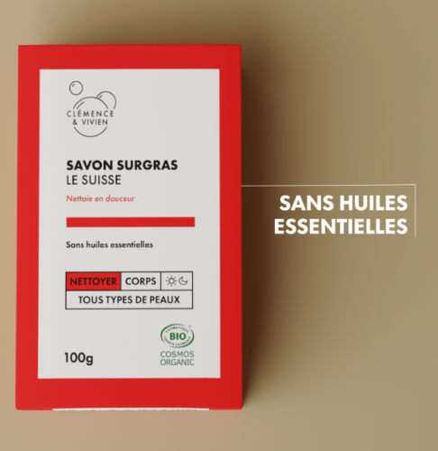 Savon à froid le Suisse BIO – Clémence & Vivien