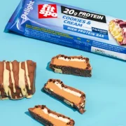 FitSpo Delight Cookies & Cream – Barre Protéinée Vanille & Chocolat (60g)