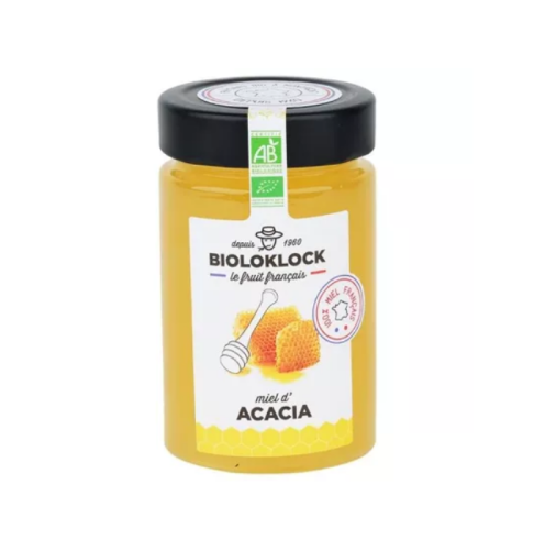Miel de Fleurs d&rsquo;Acacia Bio Français 270g – Bioloklock | Production Artisanale