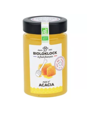 Miel de Fleurs d&rsquo;Acacia Bio Français 270g – Bioloklock | Production Artisanale