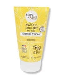 Masque Capillaire Nourrissant Karité & Monoï Bio – Born to Bio (150ml)
