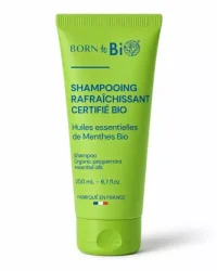 Shampooing Rafraîchissant Bio Menthe Verte & Menthe Poivrée – Born to Bio (200ml)