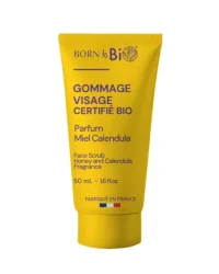 Gommage Visage Bio Parfum Miel & Calendula – Born to Bio (50ml)