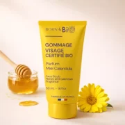 Gommage Visage Bio Parfum Miel & Calendula – Born to Bio (50ml)